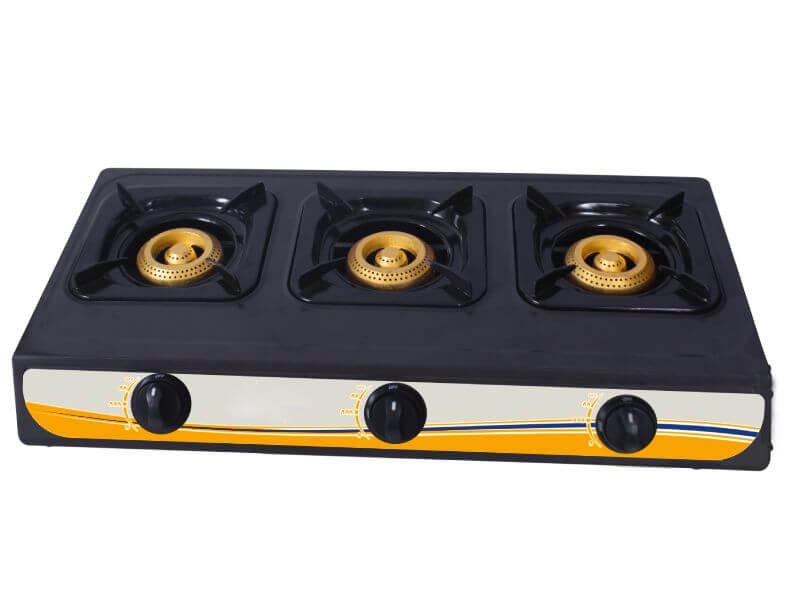 SP-GC303T Nonstick Three Burner Gas Cooker